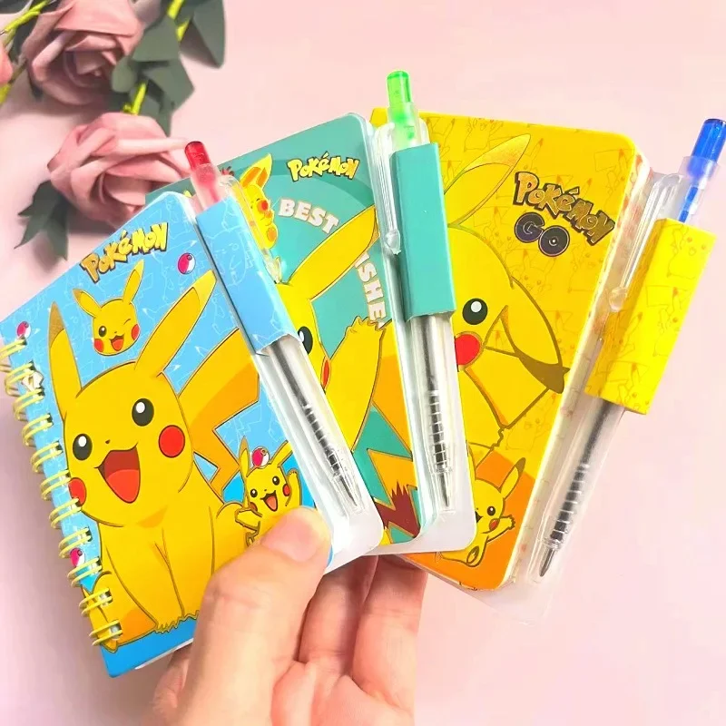 Laptop Accessories Girls - Zestaw notesu Pokemon Pikachu z długopisem,