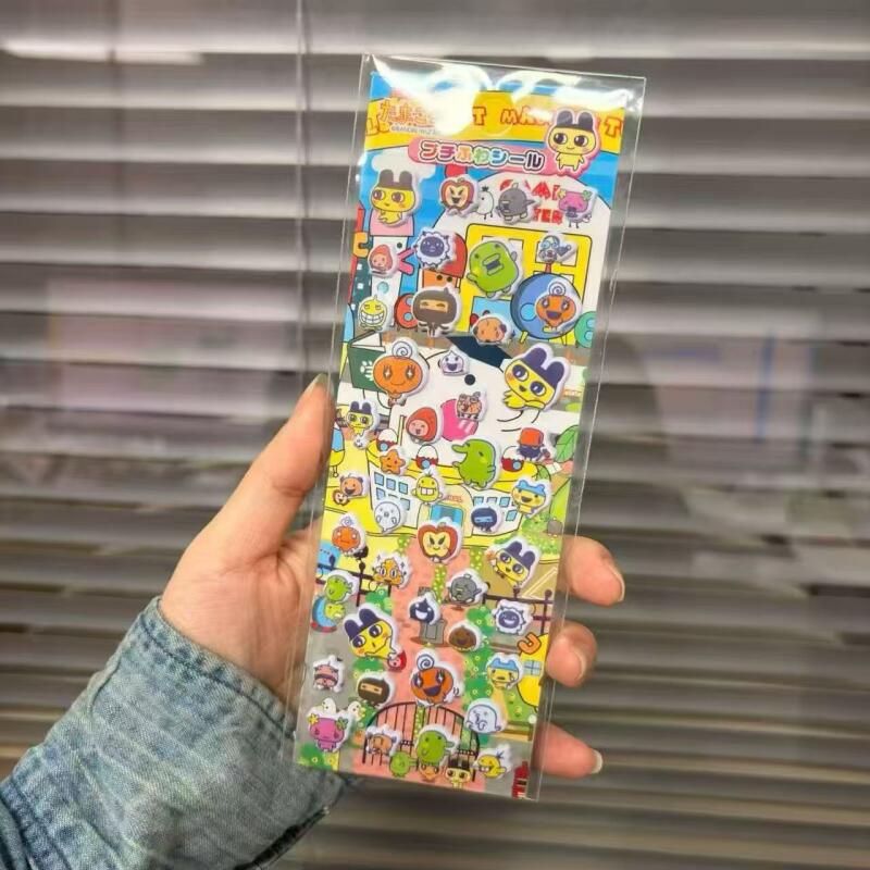 Laptop Accessories Gifts - 6 szt. Naklejki Tamagotchi z kreskówkami,