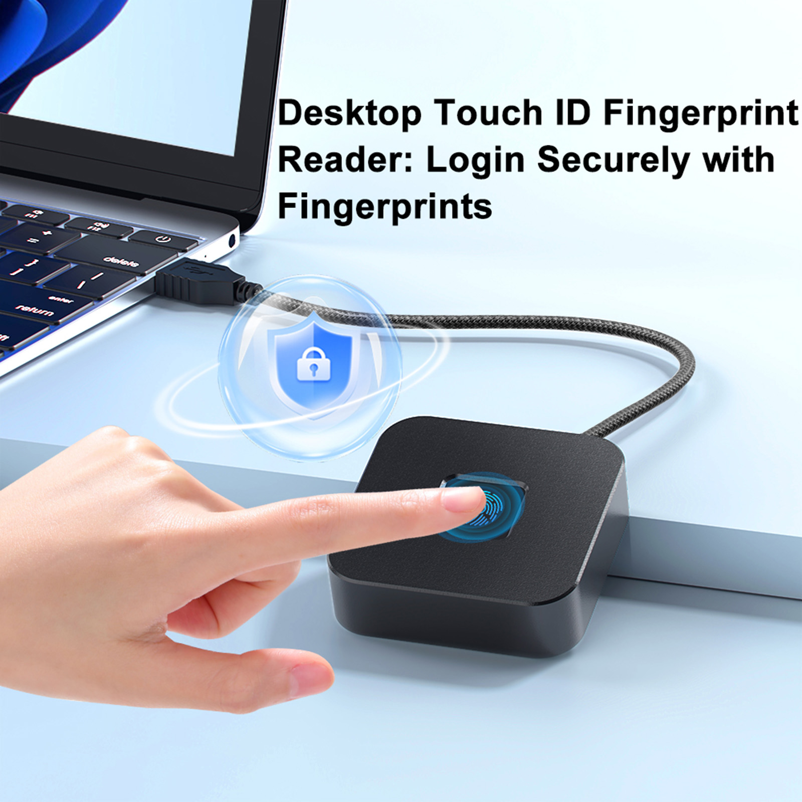 Fingerprint Reader Usb - Czytnik linii papilarnych USB z kablem
