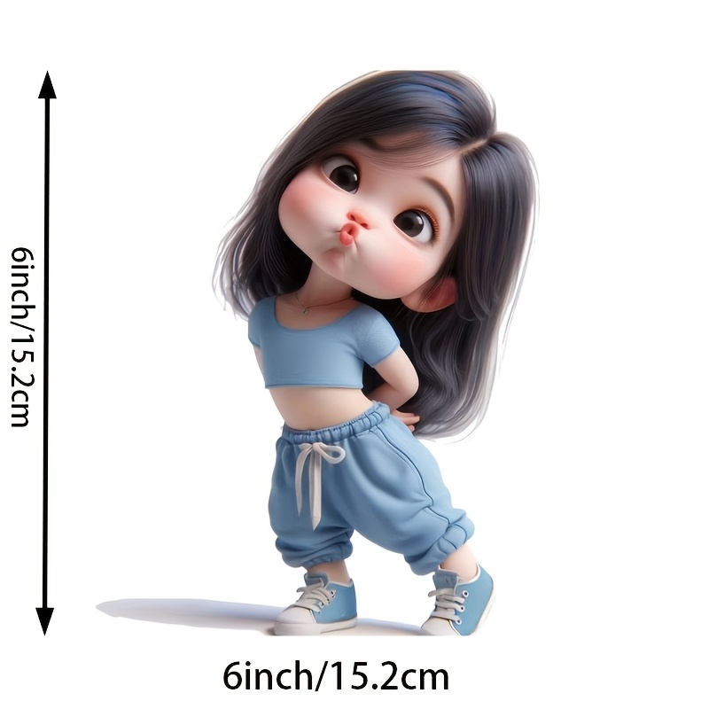Urocza kreskówkowa dziewczyna, – Laptop Accessories Girls recenzja i cena