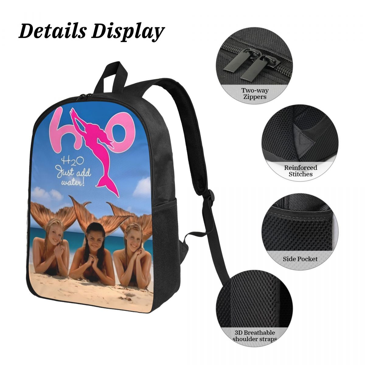 Plecak H20 Just Add Water dla  – Laptop Accessories Girls recenzja i cena