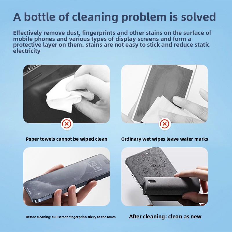 Środek czyszczący w sprayu 2 w – Screen Cleaning Kit recenzja i cena