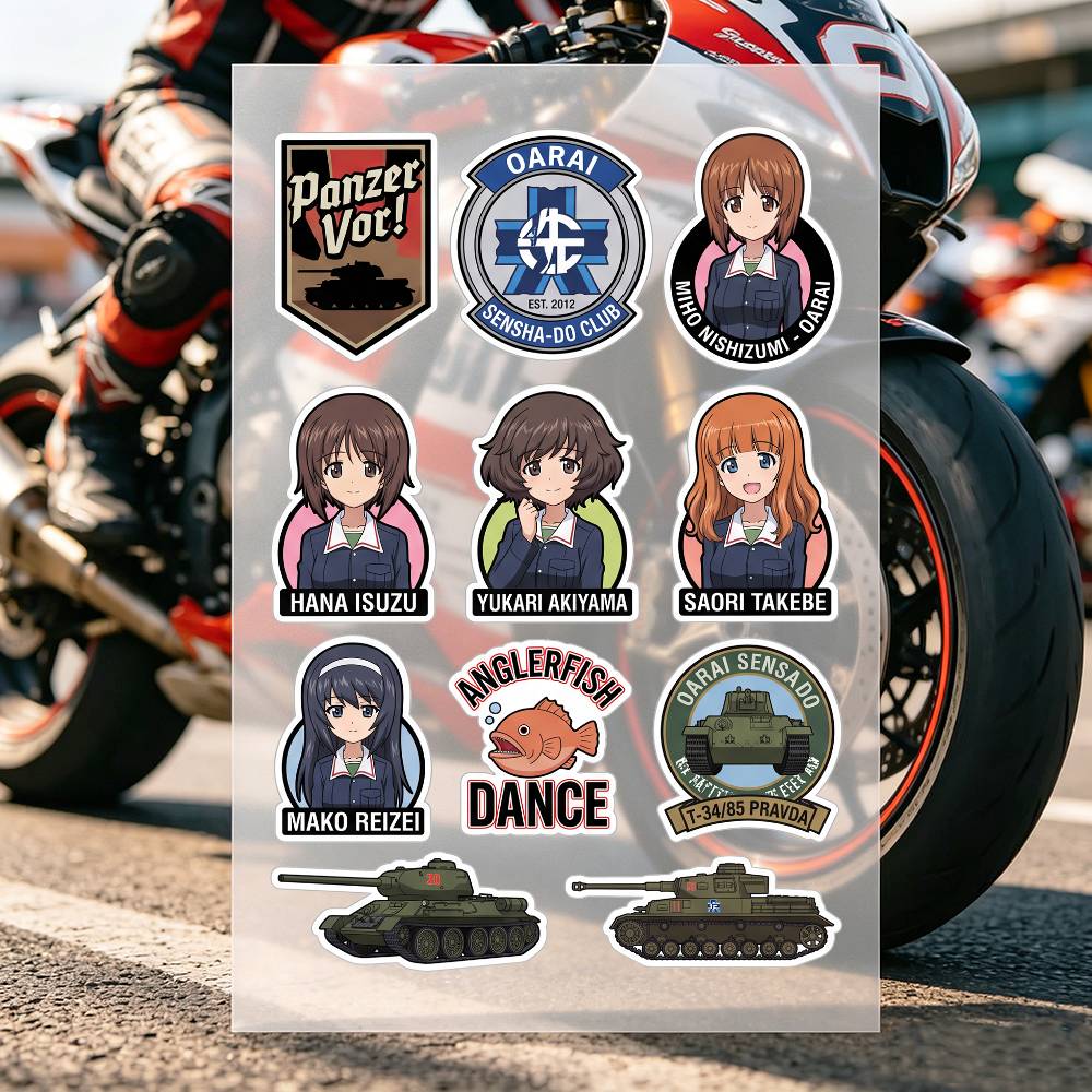 Naklejki motocyklowe Anime Gir – Laptop Accessories Girls recenzja i cena