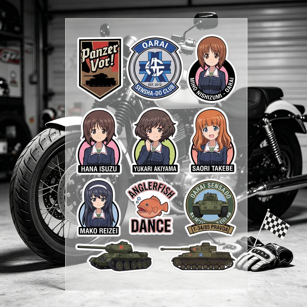 Naklejki motocyklowe Anime Gir – Laptop Accessories Girls recenzja i cena