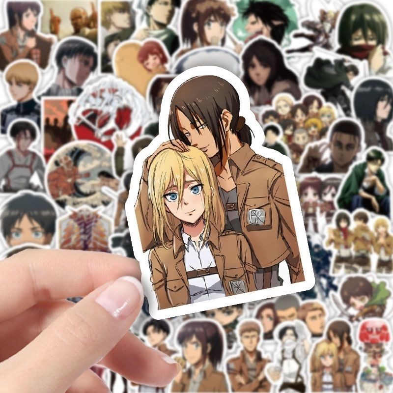 60 szt. Naklejek Anime Atak Ty – Laptop Accessories All recenzja i cena