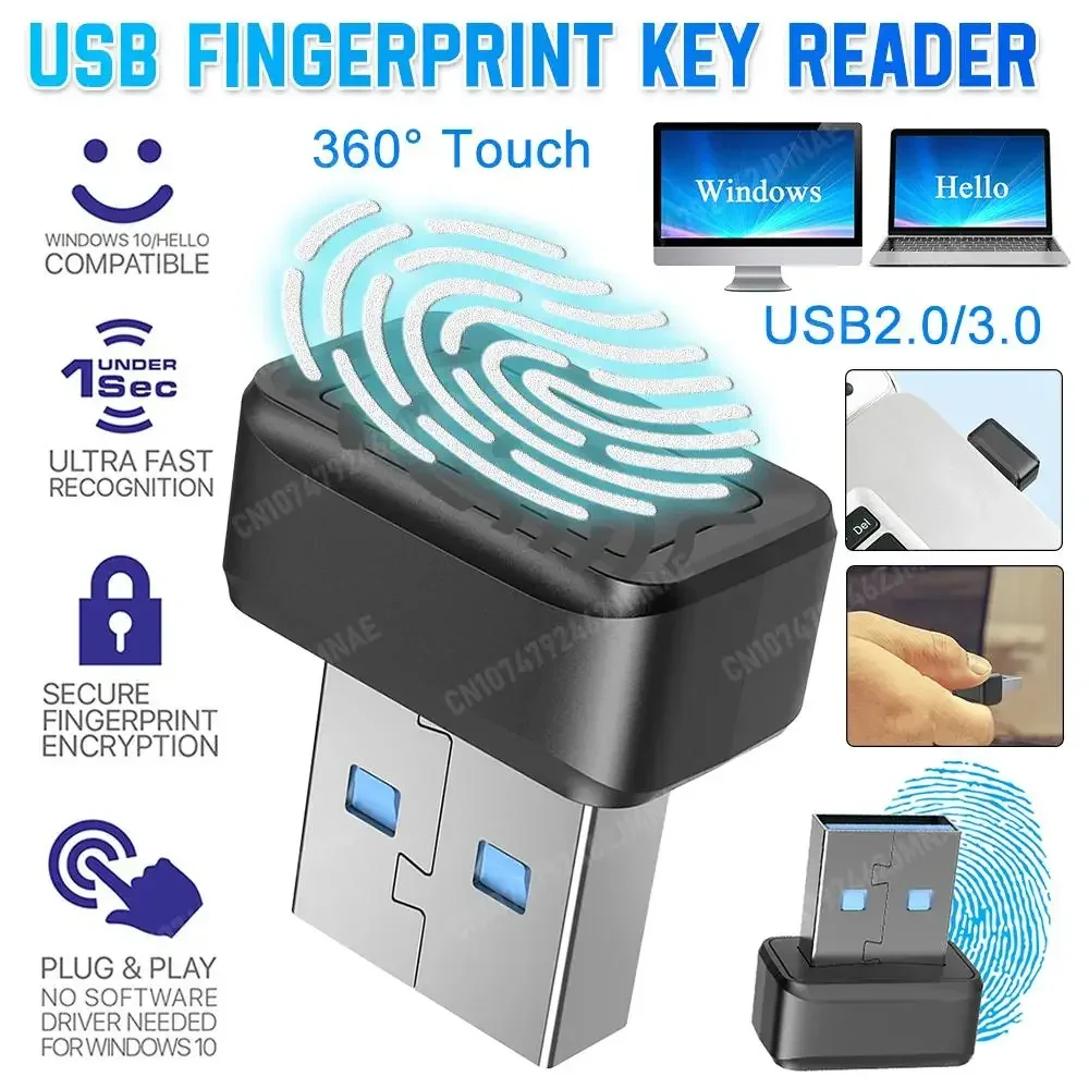 Czytnik linii papilarnych USB  – Fingerprint Reader Usb recenzja i cena